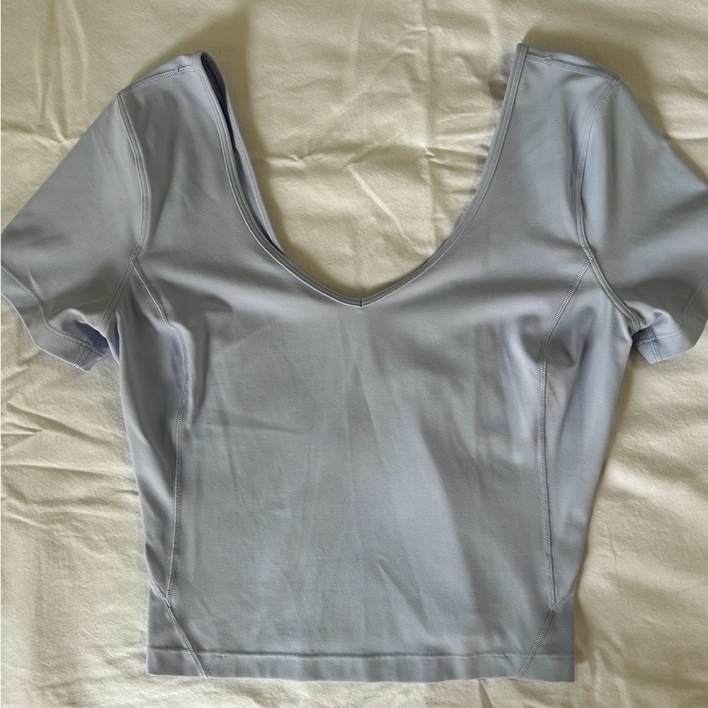 Lululemon Align Short Sleeve Pastel Blue